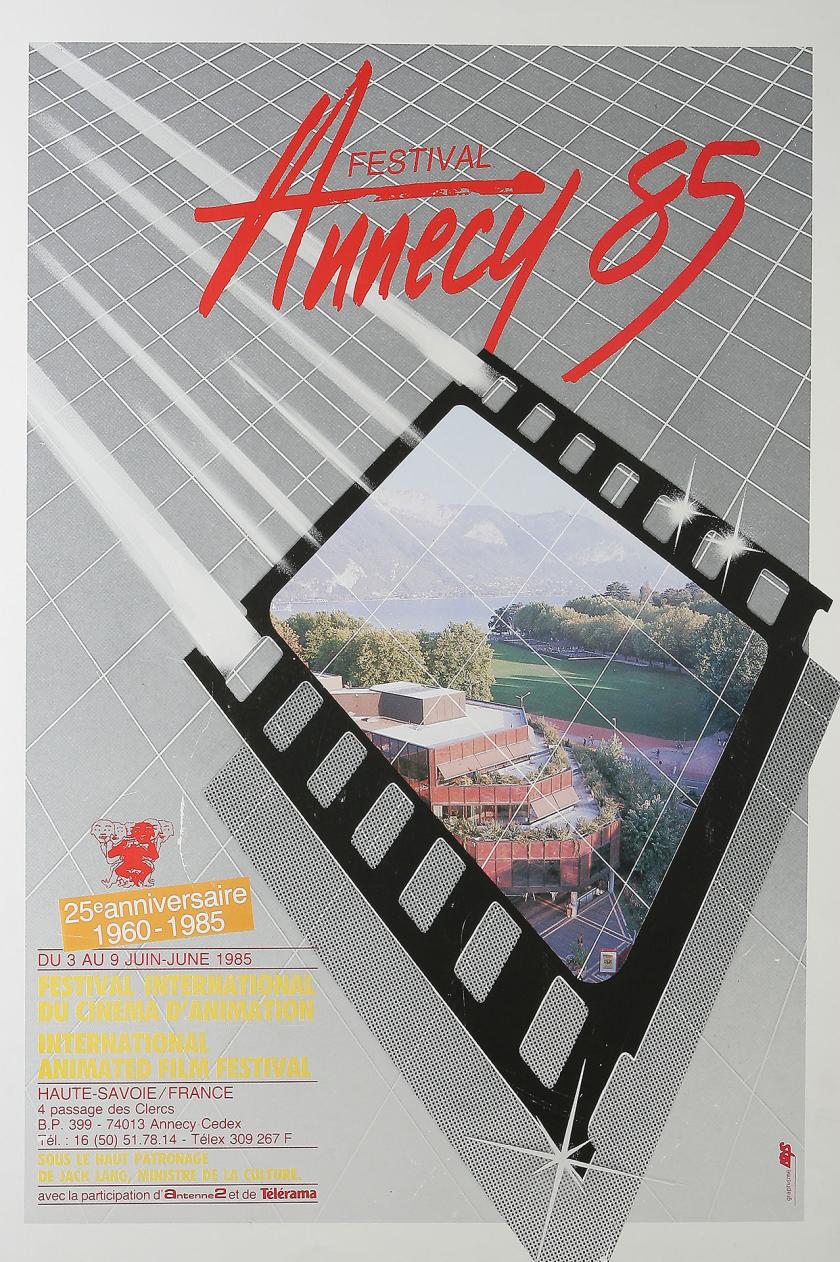 Affiche Ter des 15e journées internationales du cinéma d'animation d'Annecy du 3 au 9 juin 1985